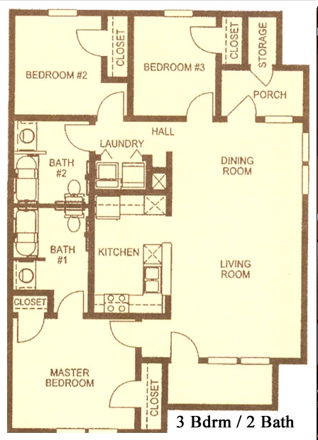 3BR/2BA - Landing Apartments