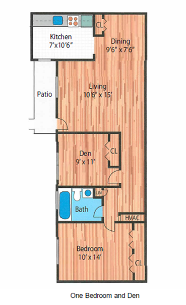 OVB - 1BDEN - Overbrook Apartments