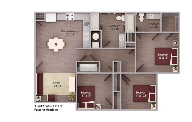 Floorplan - Palatine Meadows