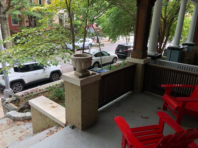 View of sidewalk from front porch - 1710 Euclid St NW