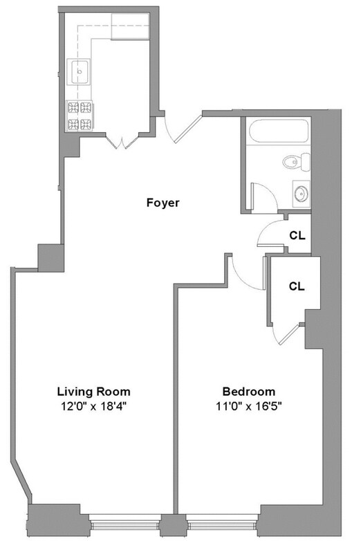 1BR/1BA - 88 Lexington Avenue
