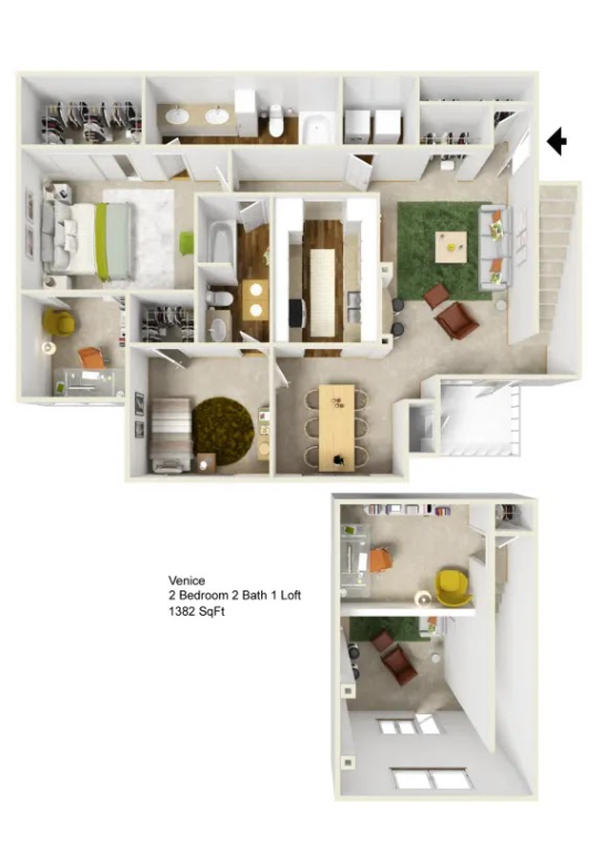 Floorplan - Milano Apartments