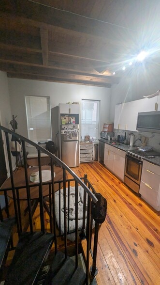 Kitchen- From Stair View - 1540 Kater St