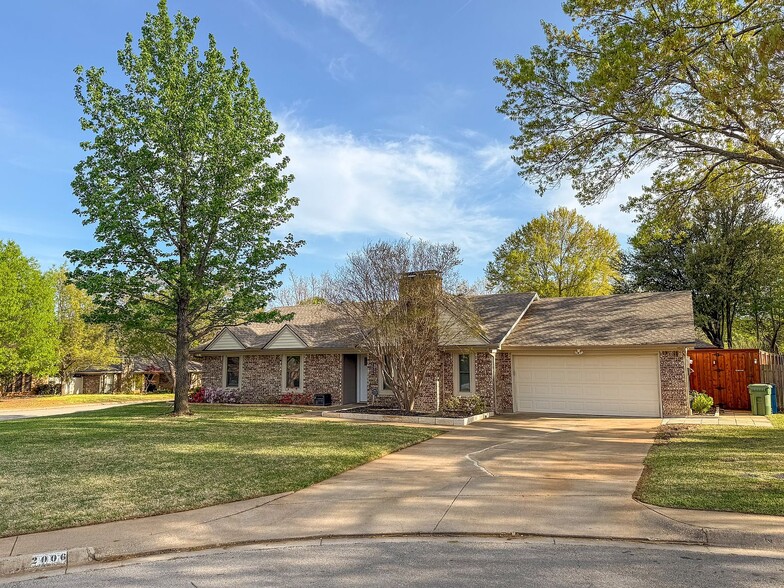 Front driveway view with 2-car attached garage - 2006 Candle Ct