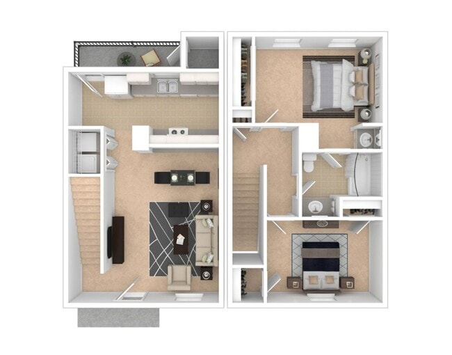 Floorplan - Stone Ranch Townhomes