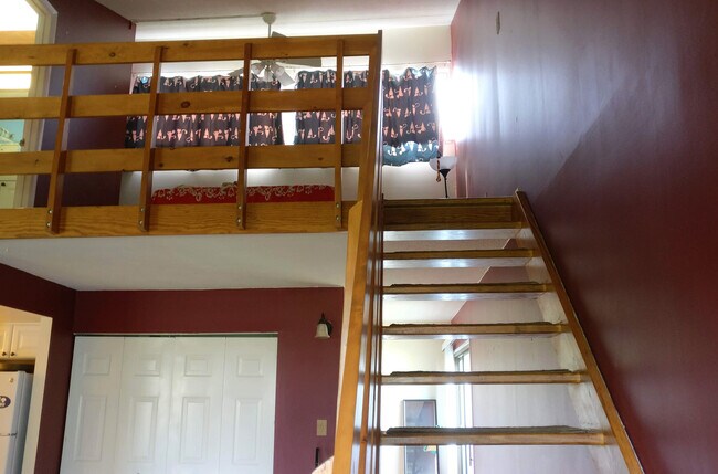 Stairs to the loft bedroom - 804 Stratford Dr