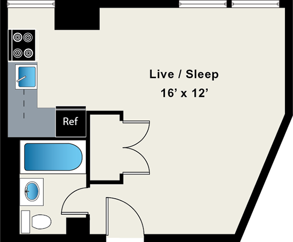 Floorplan - Reside on Wellington