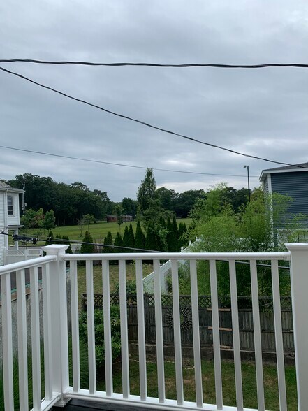 Rear deck facing park - 13 Jonathan St
