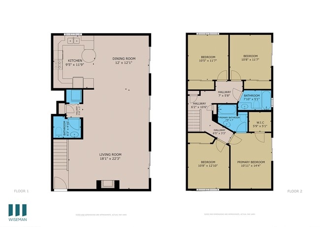 Floorplan - Colby Townhomes by Wiseman