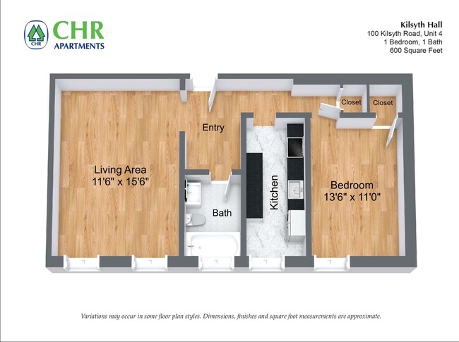 Floorplan - CHR Brighton Apartments