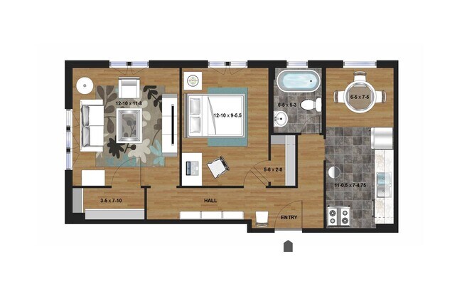 Floorplan - Marquette on the Hill
