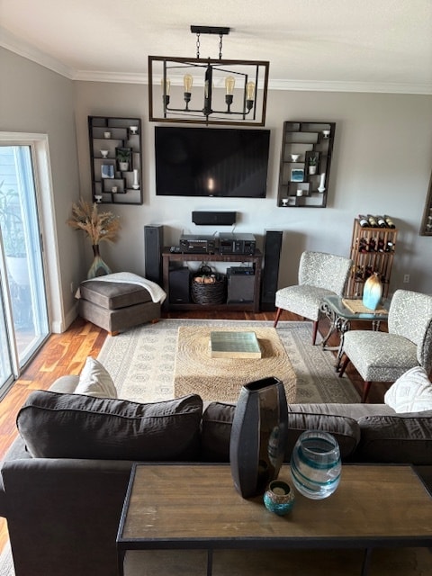 Living Room with sliding doors to outdoor deck - 574 Ryans Woods Ln
