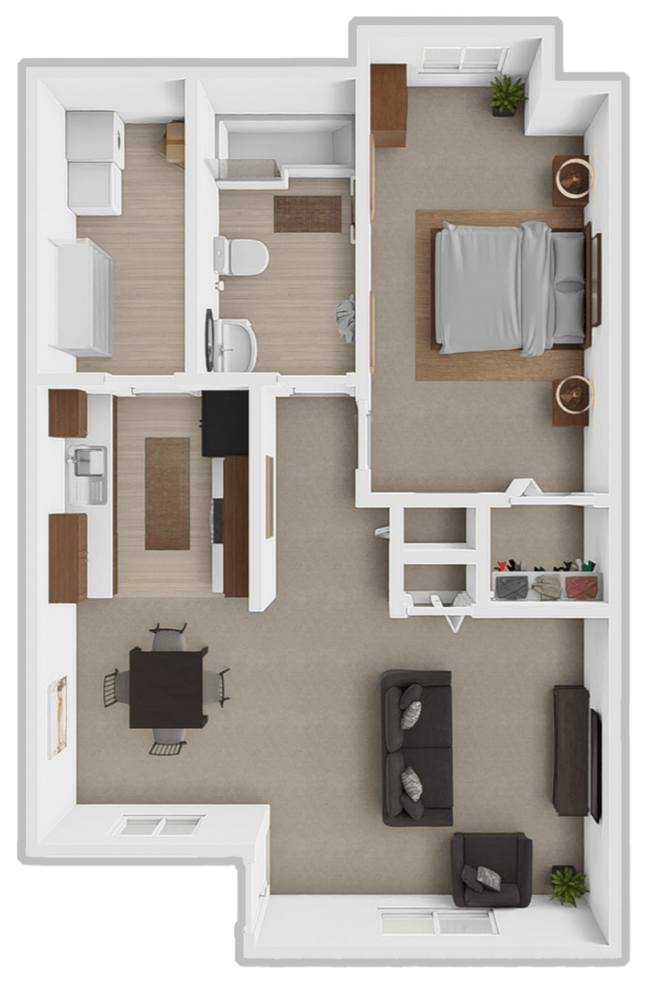 Floorplan - Ridgeport Apartments and Townhomes