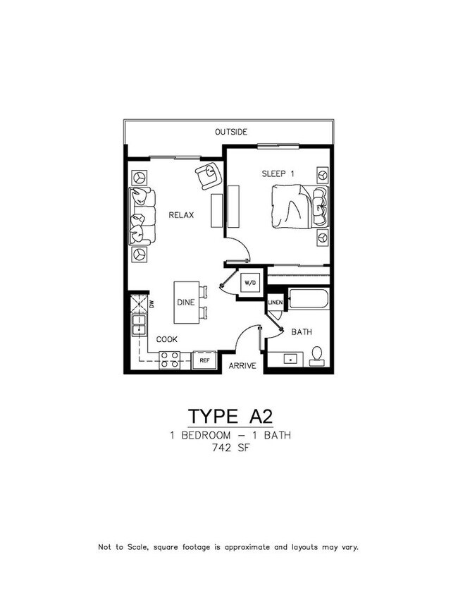 Building Photo - Unit Type: A2 | 1 Bed | 1 Bath