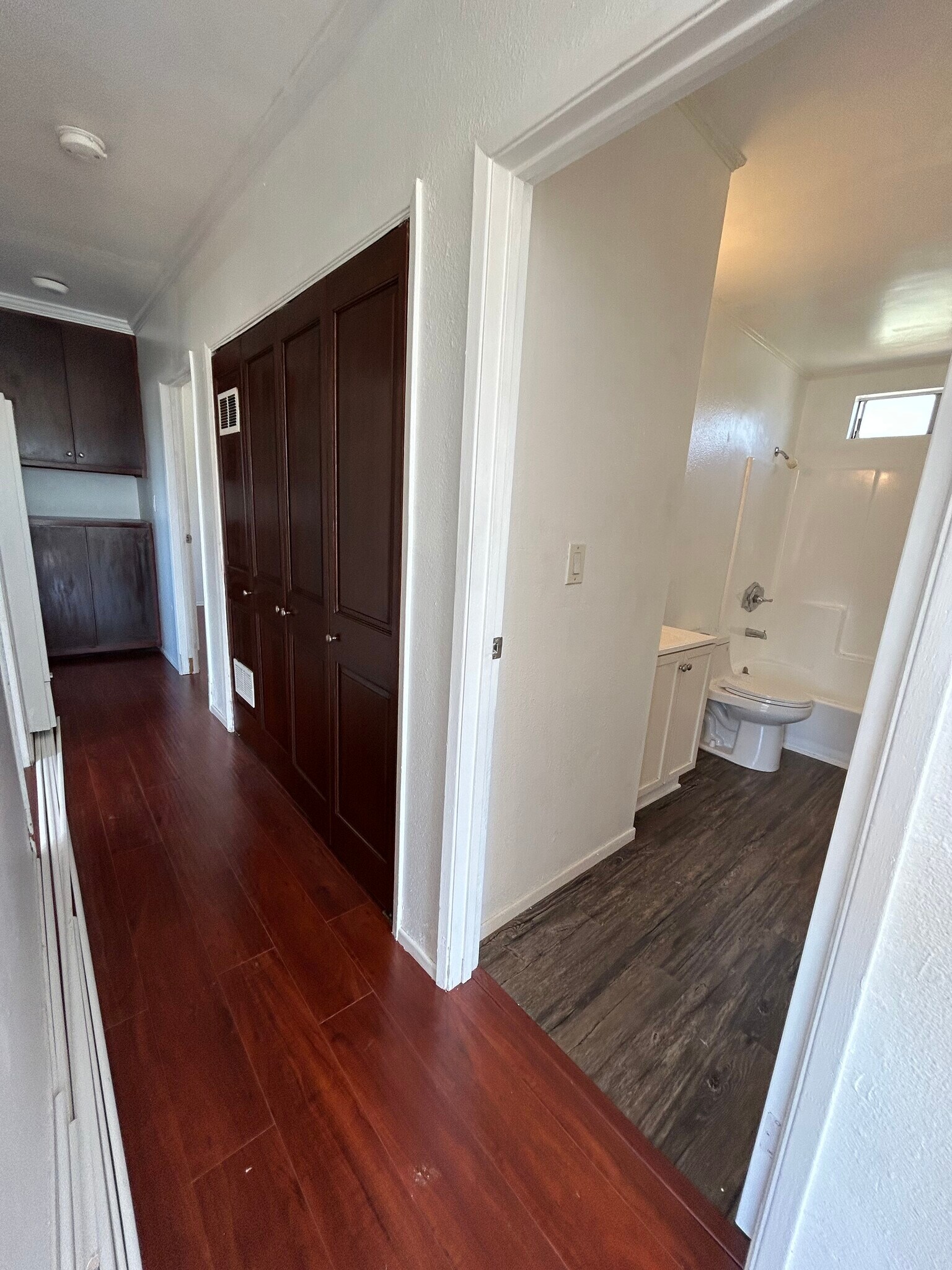 Hallway to 1st restroom - 1156 N Chicago St