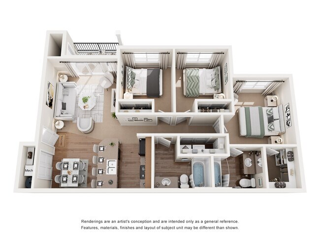 Floorplan - Copper Valley Apartments