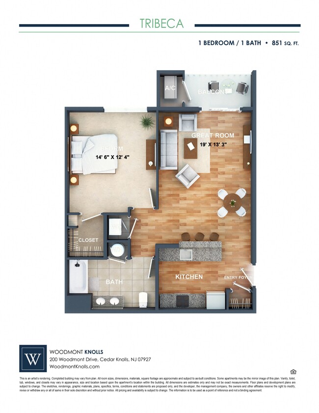 Floorplan - Woodmont Knolls