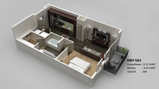 Floorplan - Infinity on Yorktown