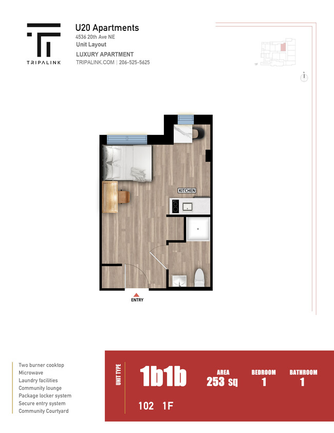 Floorplan - U20 Apartments