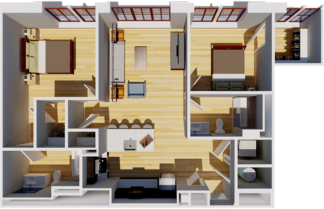 Floorplan - West Hill Apartments