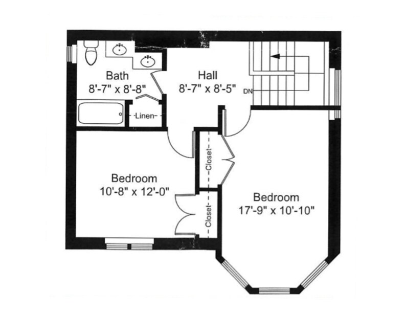 2nd floor bedrooms - 111 W Dedham St
