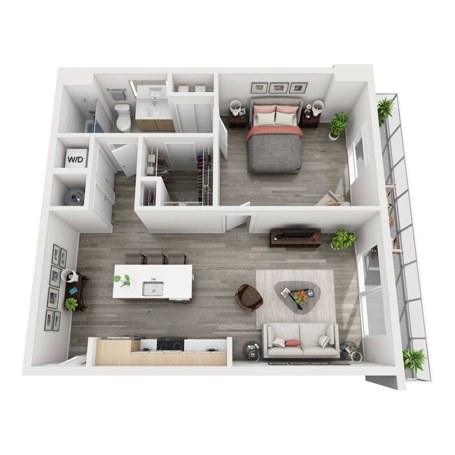 Motion at Dadeland A7 Floor Plan - Motion at Dadeland