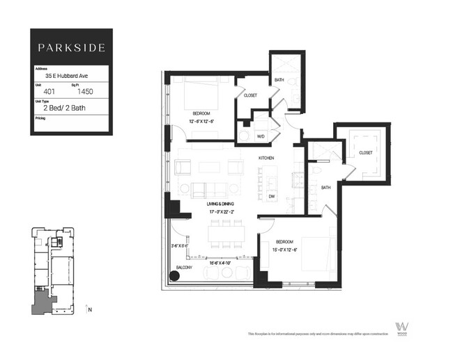 Floorplan - Parkside On Pearl