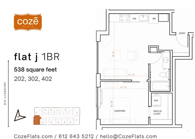 Floorplan - Coze Flats