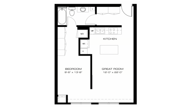 Floorplan - EastRiver Apartments