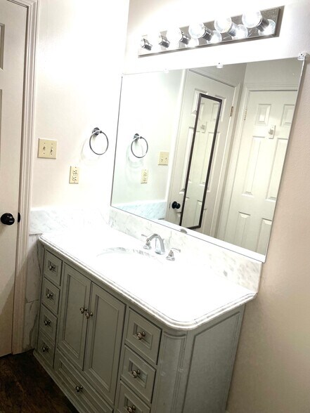 New vanity in bath - 830 Blue Goose Rd