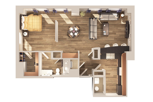 Floorplan - The Carling Apartments