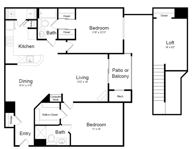 Floorplan - Elme Dulles