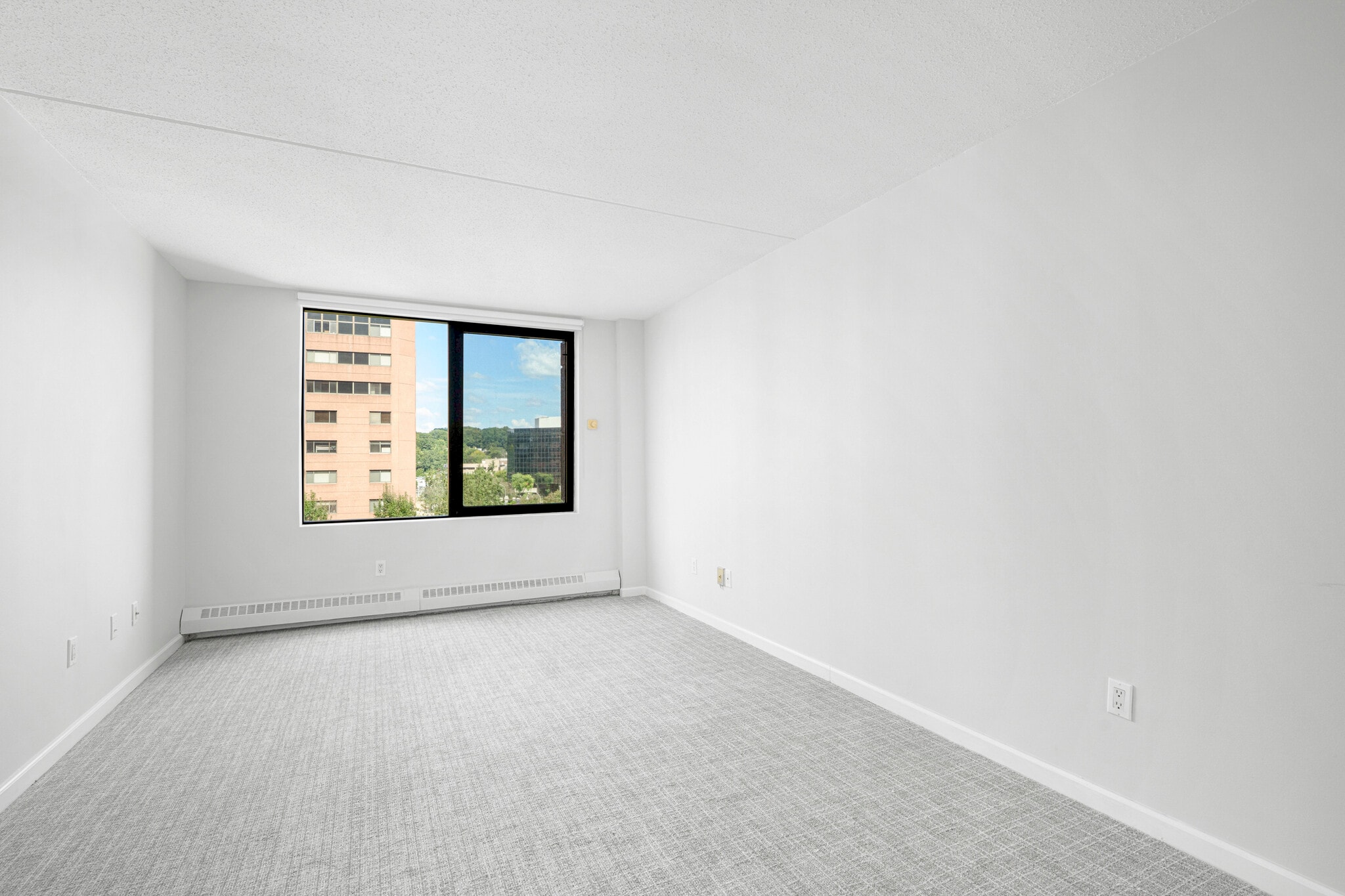 New carpet and custom roller shades in spacious bedroom. - 4 Martine Ave