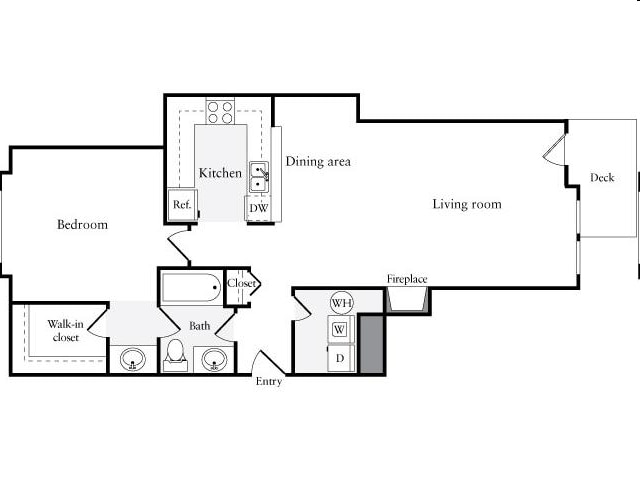 Large 1BR/1BA - Redmond Park Apts