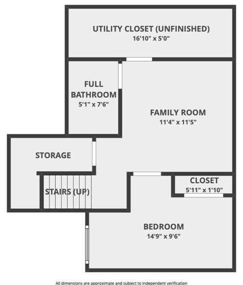 Basement Floor Plan - 6104 Burdock Ct