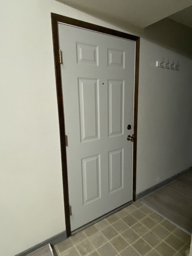 Interior entry door-steel with dead bolt - 513 W 36th St