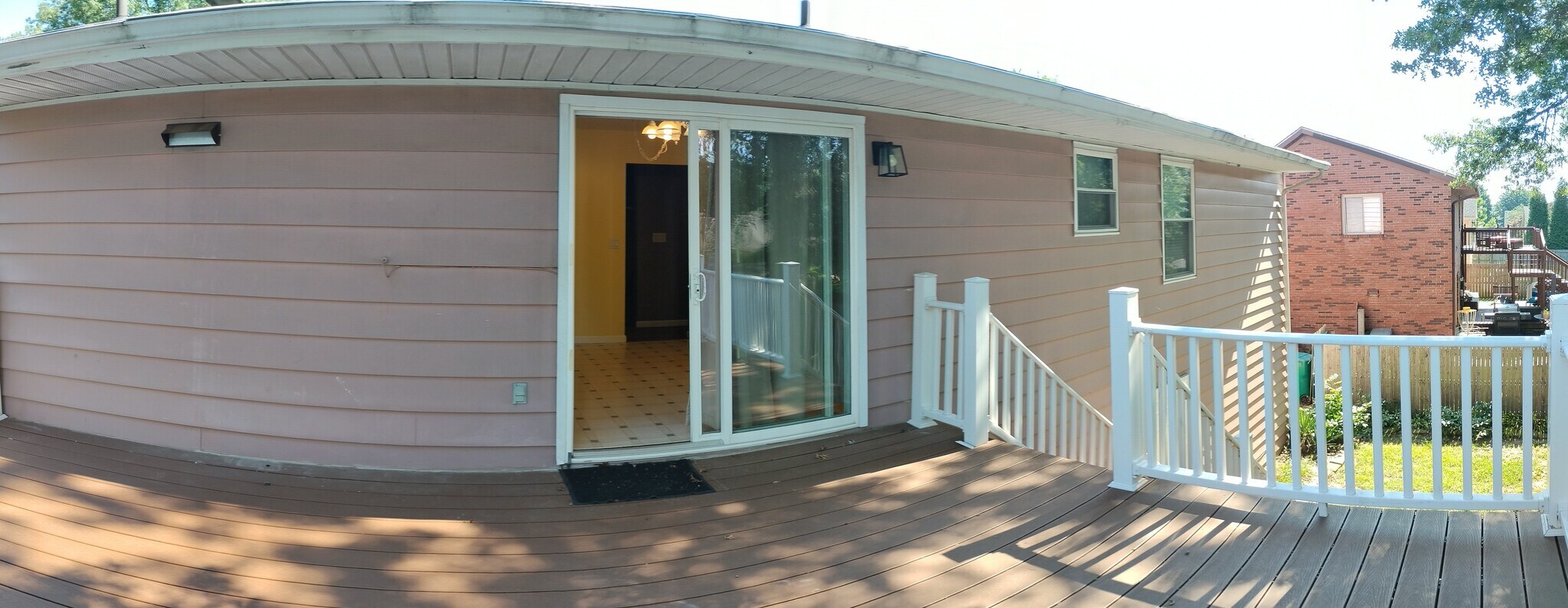 Deck from kitchen - 529 Strawberry Hill Rd