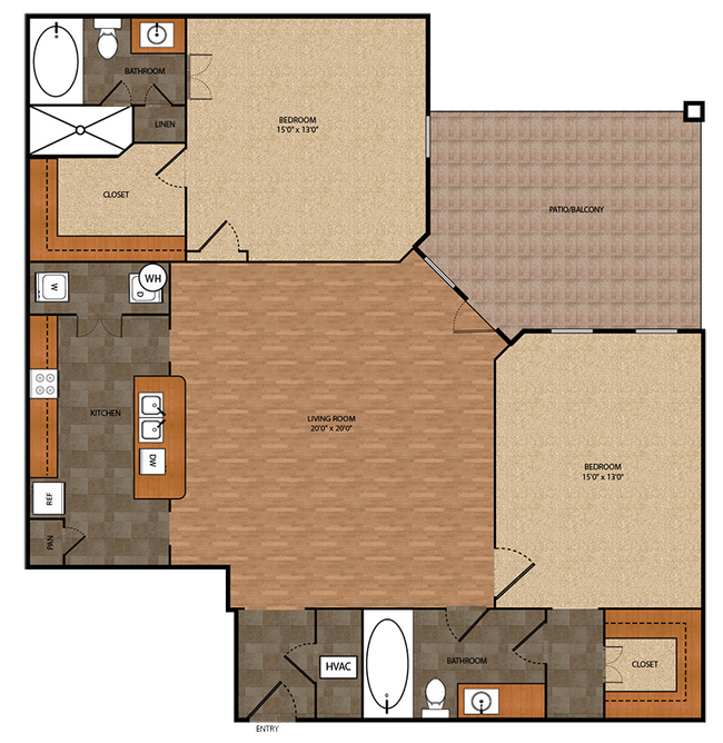 Floorplan - Bell Tower Flats