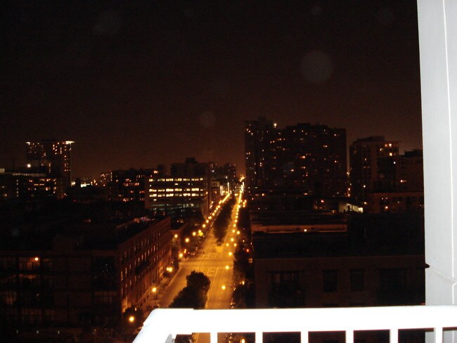 North night view - 1600 S Indiana Ave