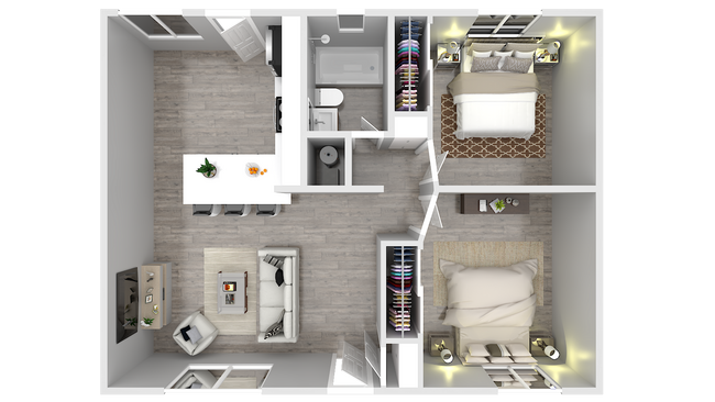 Floorplan - Affordable - Renovated Apartment Homes