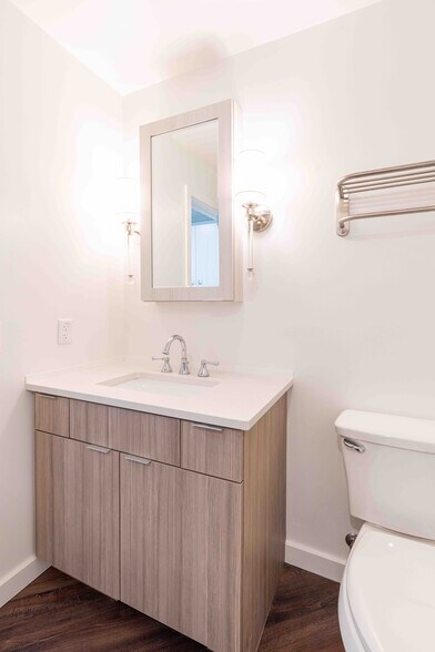 Vanity and medicine cabinet - 818 12th St