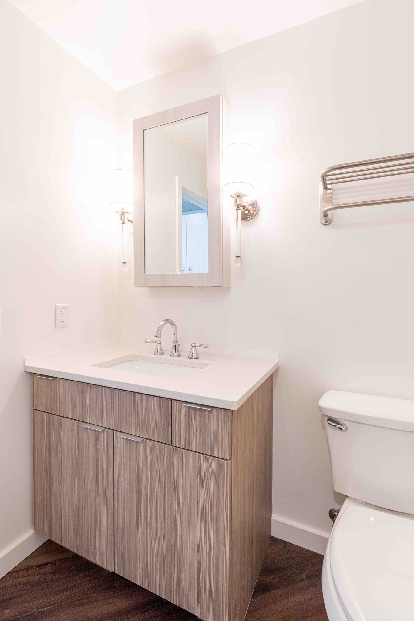 Vanity and medicine cabinet - 818 12th St