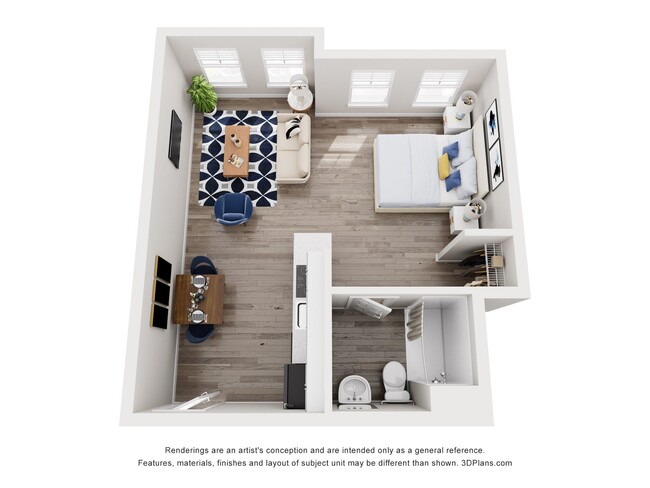 Floorplan - Studio Domain