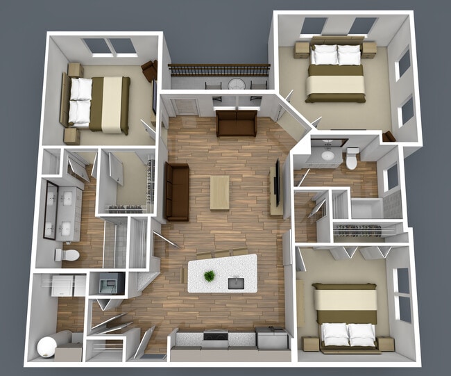 Floorplan - Centre Pointe Apartments