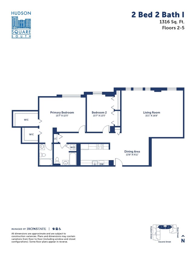 Floorplan - Hudson Square South