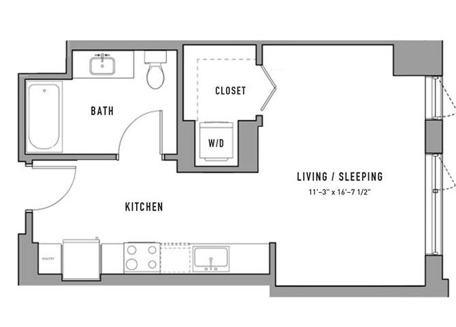 Floorplan - Residences at Addison Clark