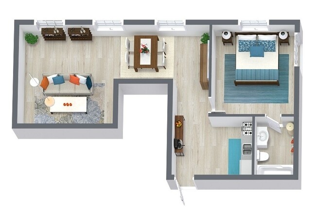 Floorplan - Campus View Apartments