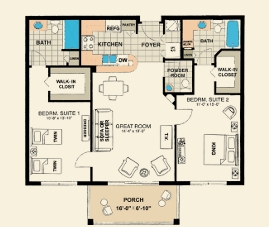 2BR/2.5BA - Aston Gardens At The Courtyards Senior Living