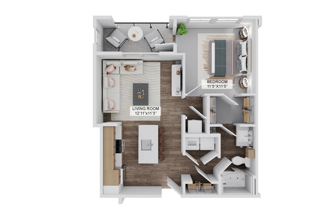 Floorplan - The Stadler Luxury Apartments