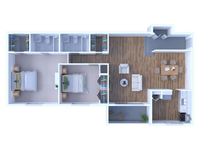 Floorplan - Townley Apartments